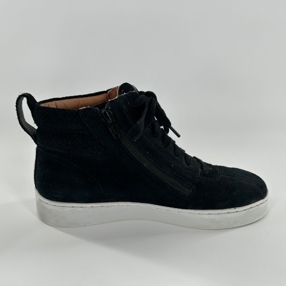 Vionic W Black Suede Leather Jennings‎ Lace up Sneaker US 6 Ankle Bootie EU 37 - Picture 5 of 16